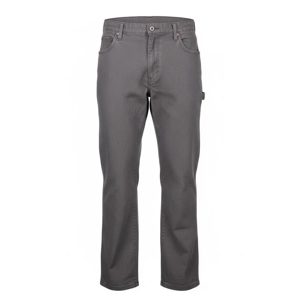 Dickies Jeans Mens 36x28 Gray Relaxed Fit Straight Stretch Workwear P404170